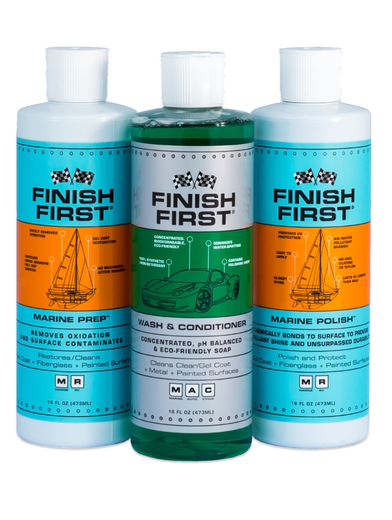 Finish First® Small Marine Kit (Recommended For Vessel’s 25 Ft & Under)