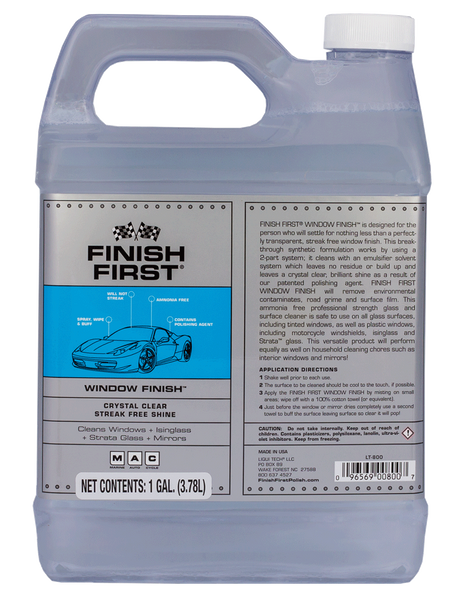 Finish First® Window Finish™